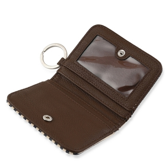 Sloane Ranger Striped Keychain Wallet - Picture 4 of 4